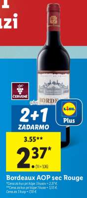 Bordeaux AOP sec Rouge