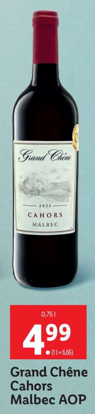 Grand Chêne Cahors Malbec AOP