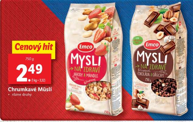 Chrumkavé muesli