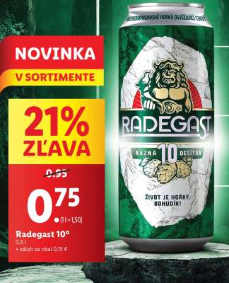 Radegast 10°