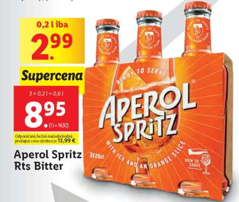 Aperol Spritz Rts Bitter