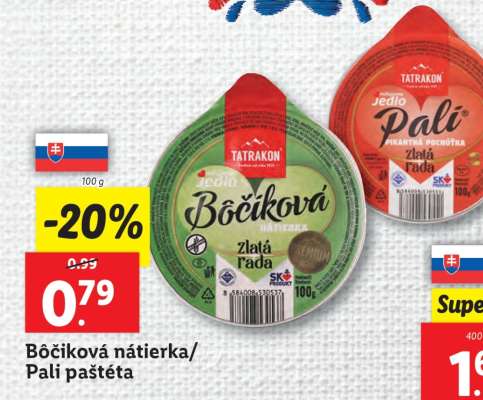 Bôčiková nátierka/ Pali paštéta