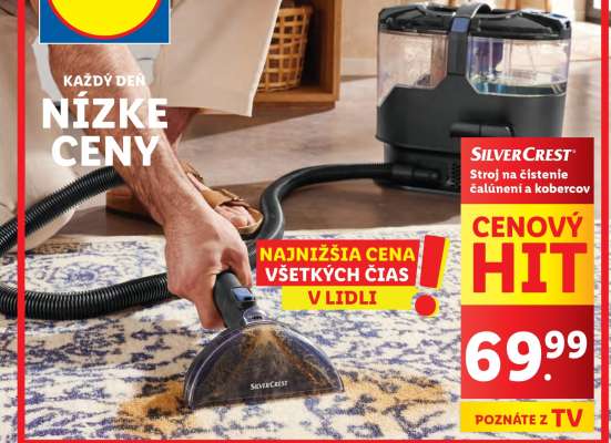 SILVERCREST Stroj na čistenie čalúnení a kobercov