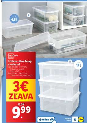 Univerzálne boxy s vekami