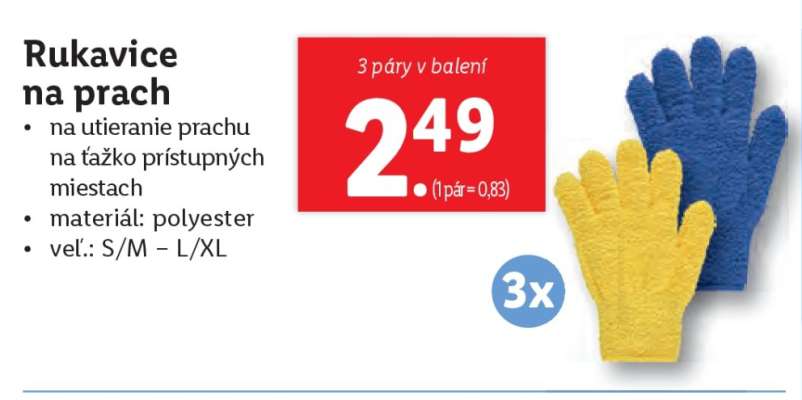 Rukavice na prach