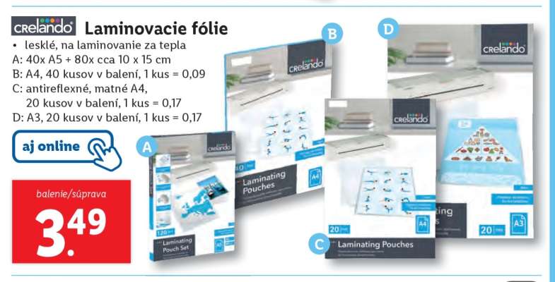 Laminovacie fólie
