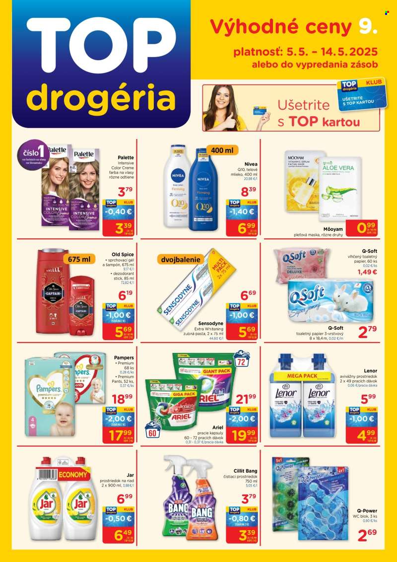 Leták TOP drogéria - 5.5.2025 - 14.5.2025.