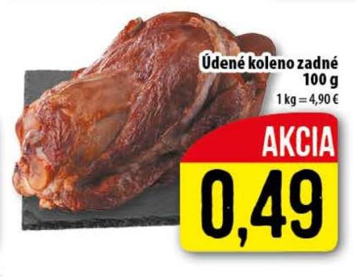 Údené koleno zadné