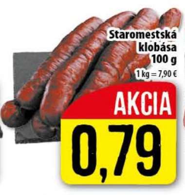 Staromestská klobása