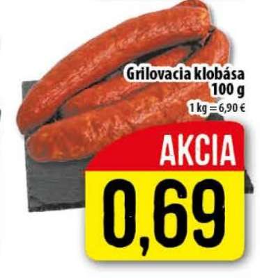 Grilovacia klobása