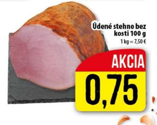 Údené stehno bez kosti 100 g