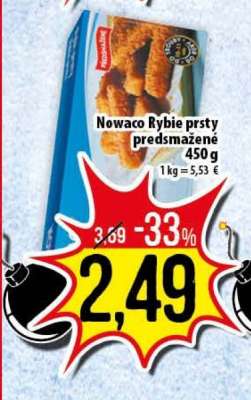 Nowaco Rybí prsty predsmažené
