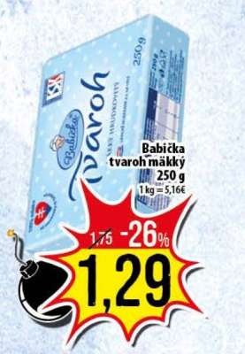 Babička tvaroh mäkký