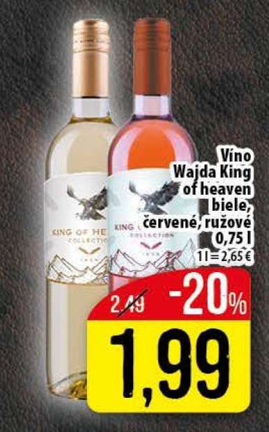 Víno Wajda King of heaven