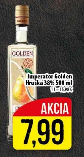 Imperator Golden Hruška 38% 500 ml