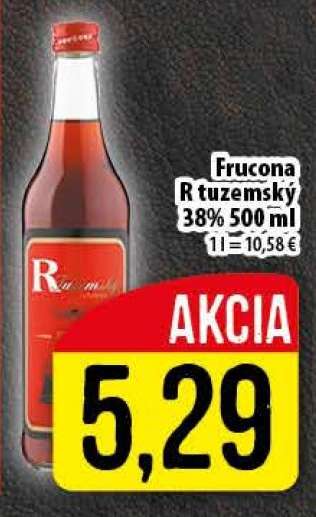 Fručona R tuzemský 38% 500 ml