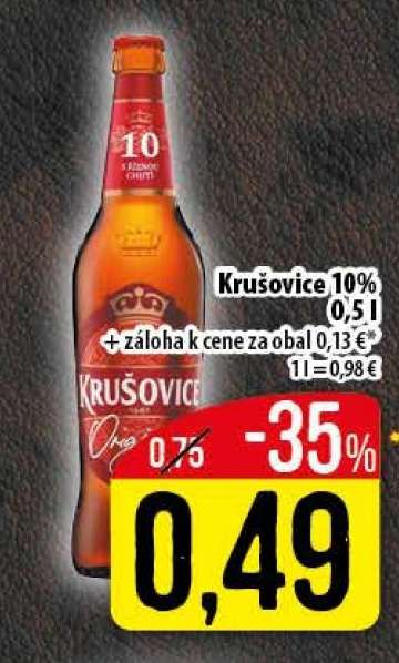 Krušovice 10°