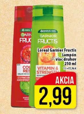 Loreal Garnier Fructis šampón