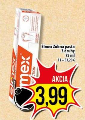 ELMEX Zubná pasta