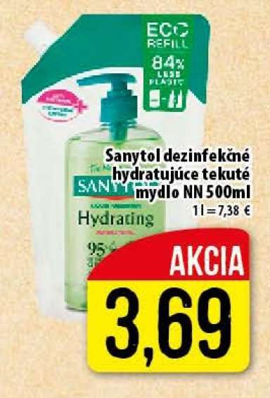 Sanytol dezinfekčné hydratujúce tekuté mydlo NN 500ml