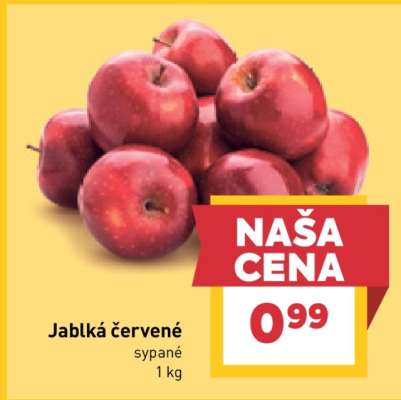 Jablká červené