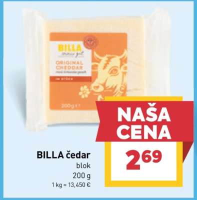 BILLA čedar