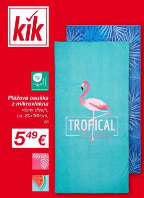 Plážová osuška z mikrovlákna