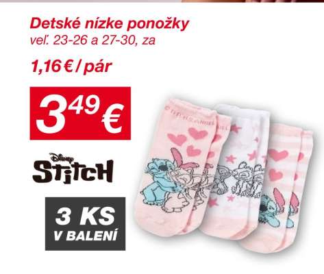 Detské nízke ponožky