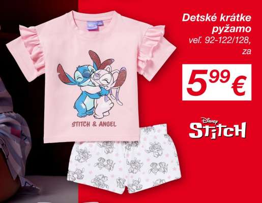 Detské krátke pyžamo