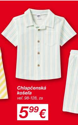 Chlapecká košela