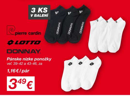 Pánske nízke ponožky