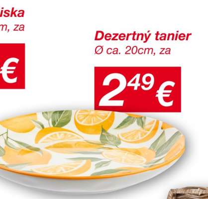 DEZERTNÝ TANIER
