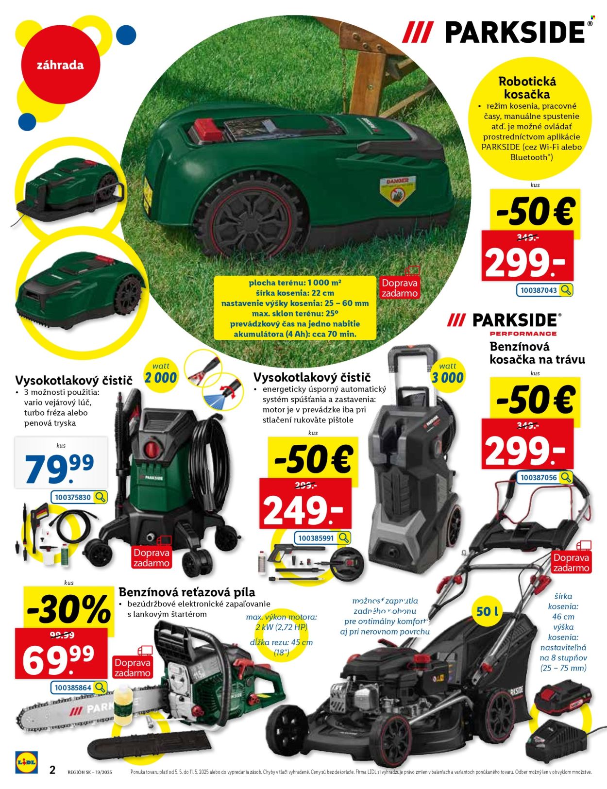 Leták Lidl - 5.5.2025 - 11.5.2025. Strana 1