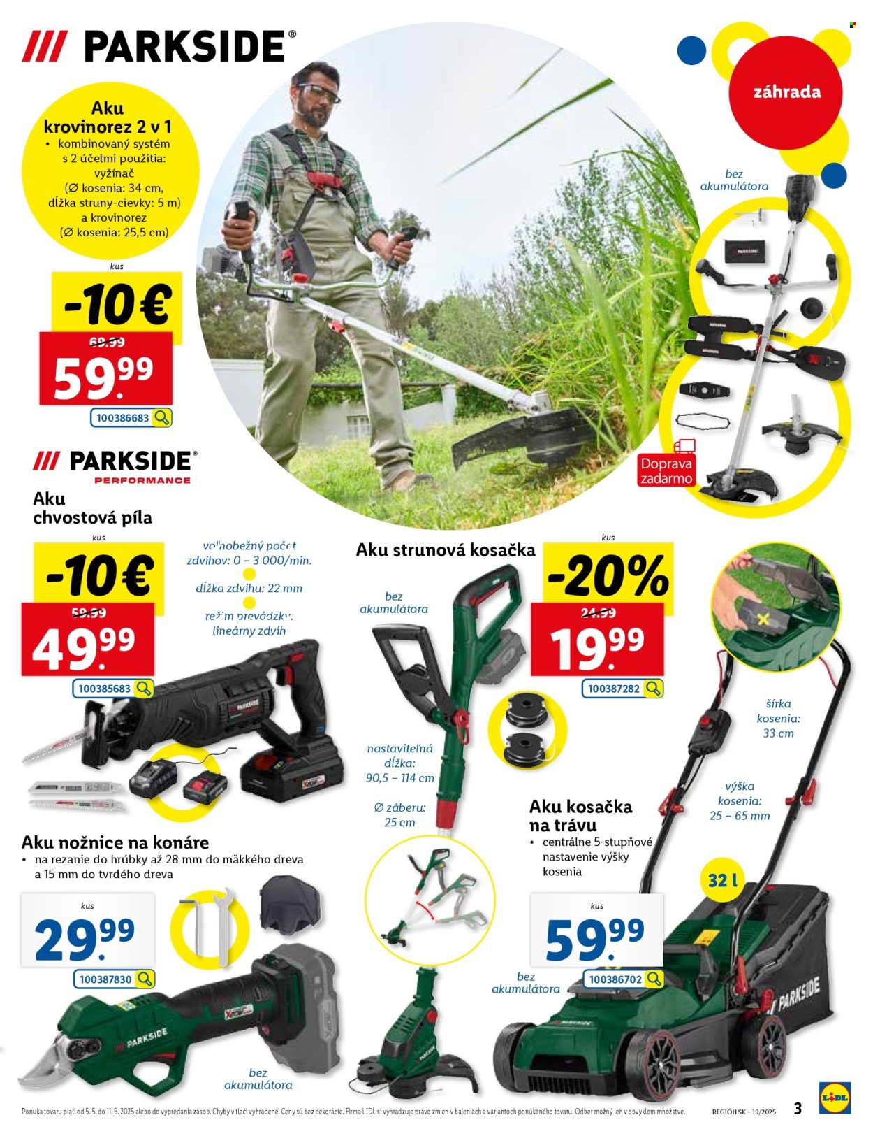 Leták Lidl - 5.5.2025 - 11.5.2025. Strana 1
