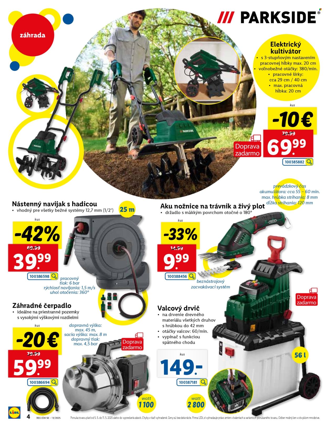 Leták Lidl - 5.5.2025 - 11.5.2025. Strana 1