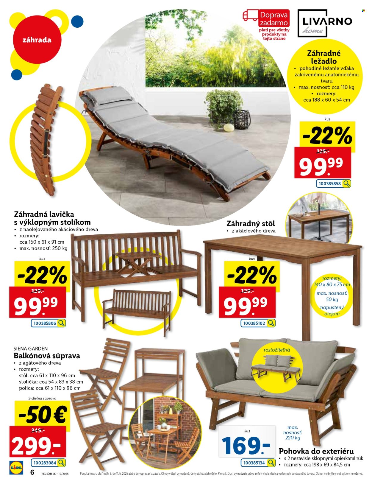Leták Lidl - 5.5.2025 - 11.5.2025. Strana 1