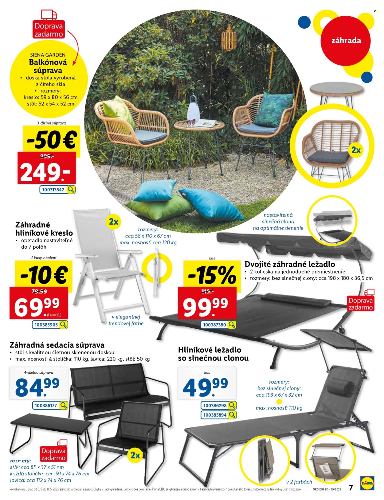 Leták Lidl - 5.5.2025 - 11.5.2025. Strana 1