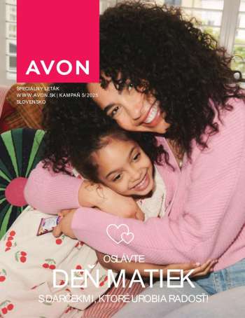 Leták Avon - 1.5.2025 - 31.5.2025.