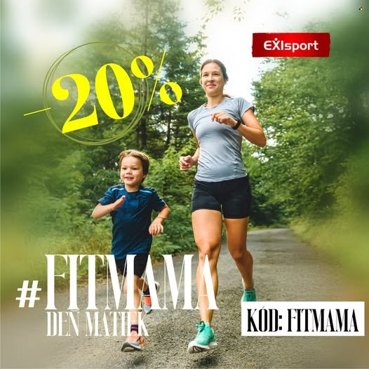 Leták Exisport. Strana 1