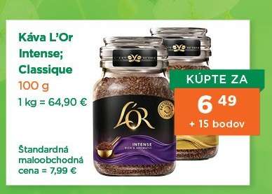 Káva L’Or Intense; Classique