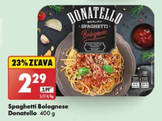 Spaghetti Bolognese Donatello 400 g