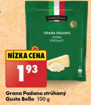 Grana Padano strúhaný Gusto Bello 100 g