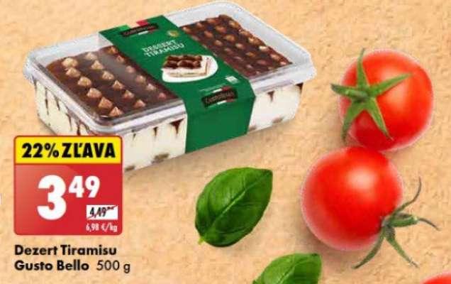 Dezert Tiramisu Gusto Bello