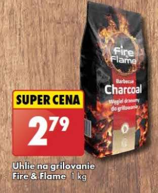 Uhlie na grilovanie Fire & Flame 1 kg