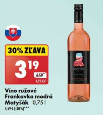 Víno ružové Frankovka modrá Matyšák 0,75 l
