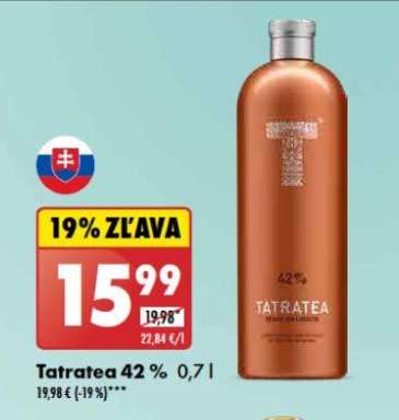 Tatratea 42 % 0,7 l