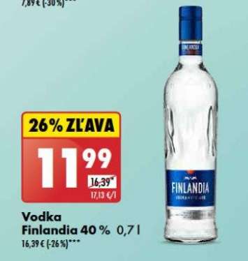 Vodka Finlandia 40 % 0,7 l