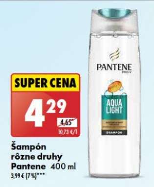 Šampón rôzne druhy Pantene 400 ml