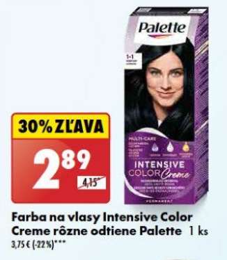 Farba na vlasy Intensive Color Creme rôzne odtiene Palette