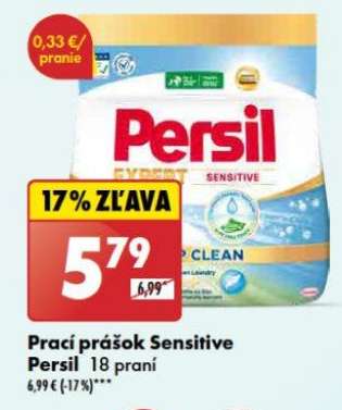 Prací prášok Sensitive Persil 18 praní